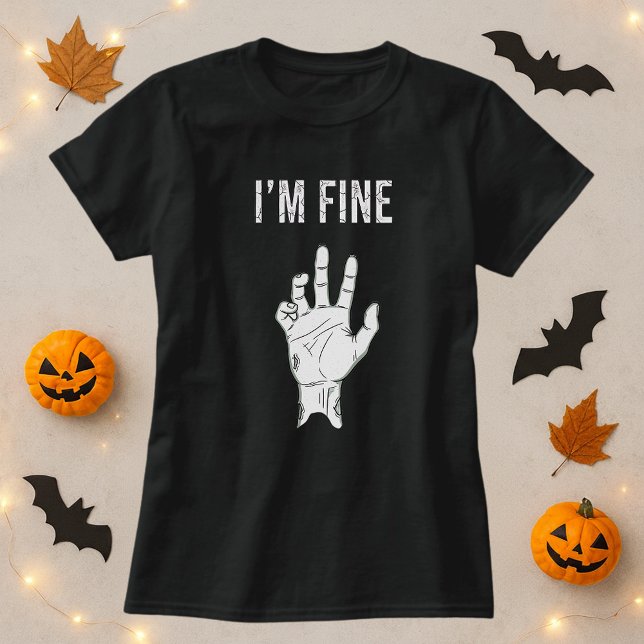 Zombie Horror I'm Bra Hand T Shirt (Skapare uppladdad)