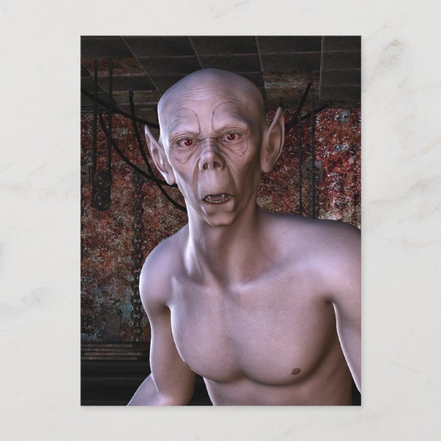 Zombie Horror Postcard Vykort (Framsida)