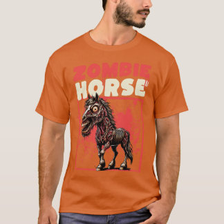 Zombie Horse roligt T Shirt