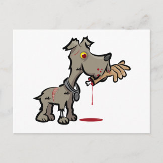 Zombie Hund Illustration by Daily Odöda Vykort