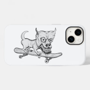 Zombie Hund, min lilla vackra Hund på Skateboard