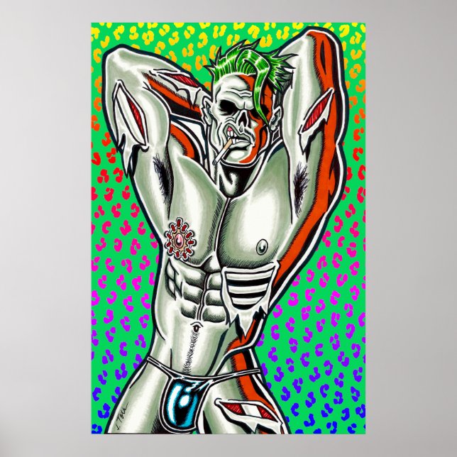 Zombie Hunk Poster (Framsidan)