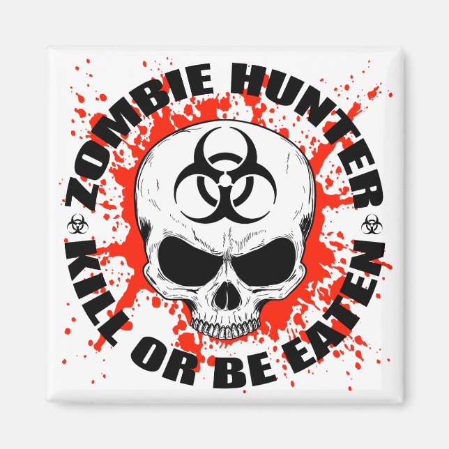 Zombie Hunter 3 Magnet (Framsidan)