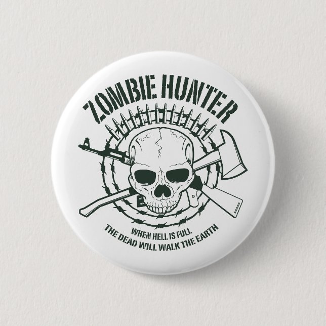 Zombie Hunter Button Knapp (Framsida)
