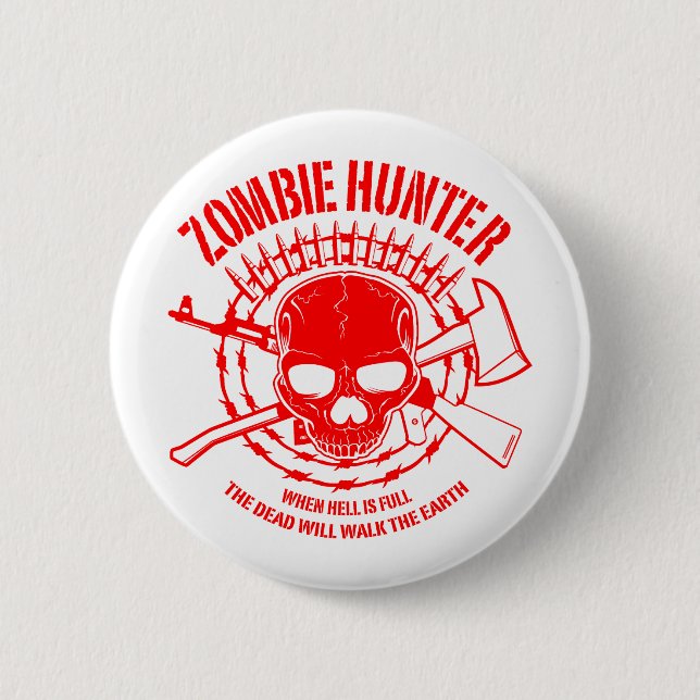 Zombie Hunter Button Knapp (Framsida)