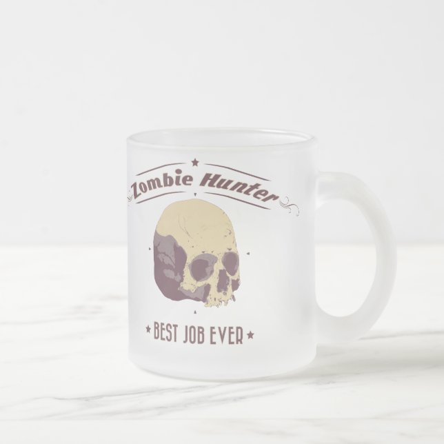 Zombie Hunter Mug Frostad Glasmugg (Höger)