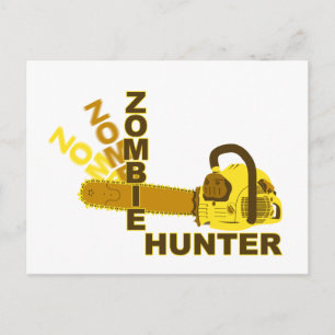 Zombie Hunter Postcard Vykort