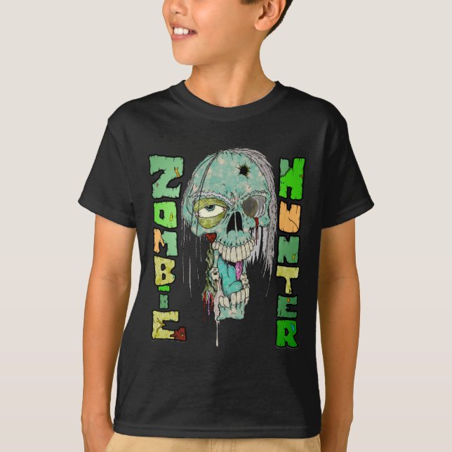Zombie Hunter Pride Tee Shirt (Framsida)