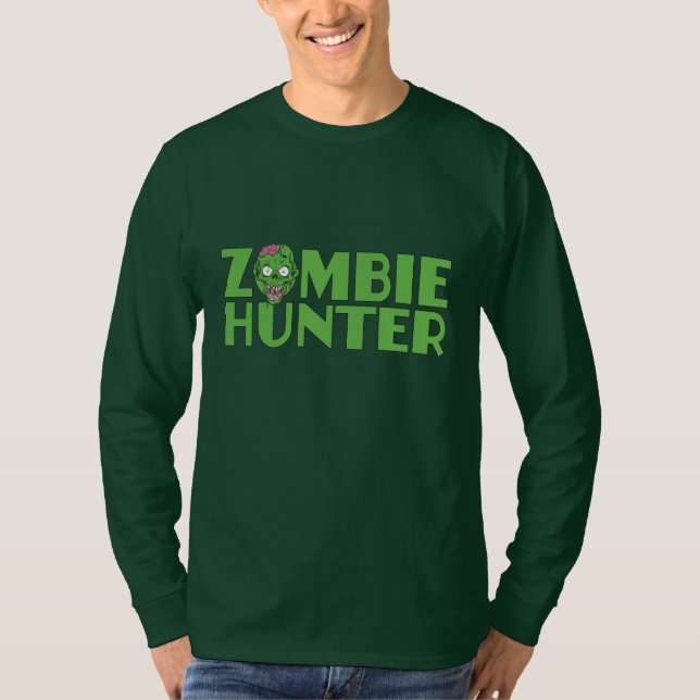 Zombie Hunter shirts & jacka T Shirt (Framsida)