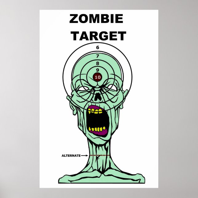 Zombie Hunters Target Poster (Framsidan)