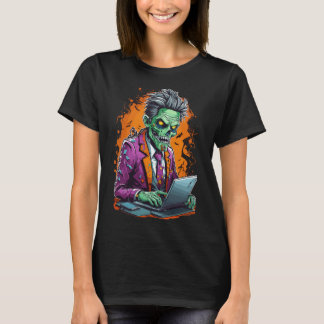 Zombie i Cubicle | Halloween T Shirt