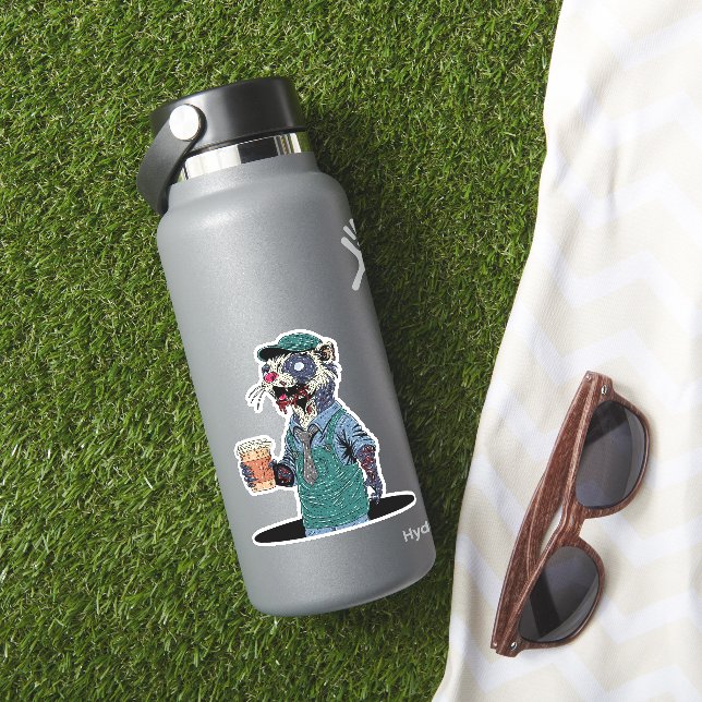 Zombie Illerbarista Klistermärken (HydroFlask Insitu)