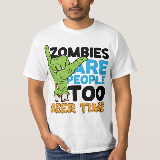 Zombie in the Bar T Shirt (Framsida)