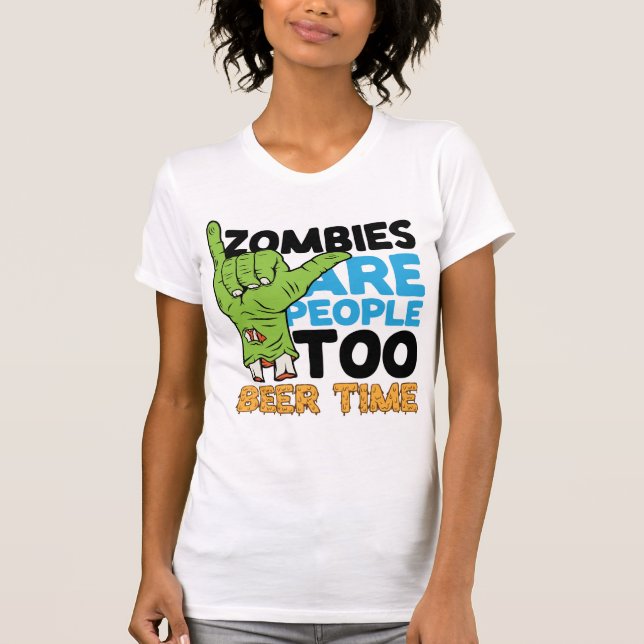 Zombie in the Bar T Shirt (Framsida)