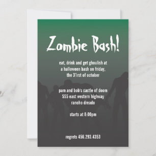 Zombie Inbjudningar