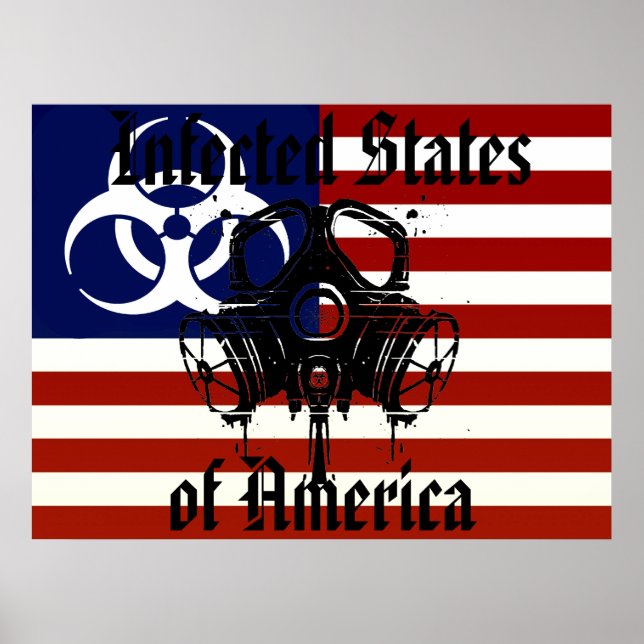 Zombie Infected Stater Poster (Framsidan)