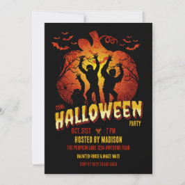 Zombie Infection Halloween Inbjudningar
