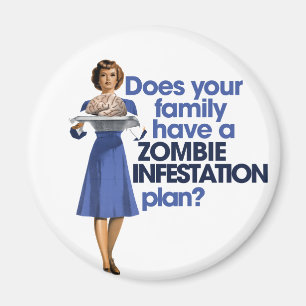 Zombie-introduktionsplan Magnet