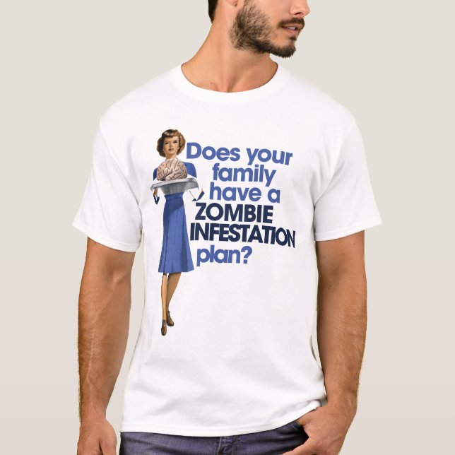 Zombie-introduktionsplan Tee Shirt (Framsida)