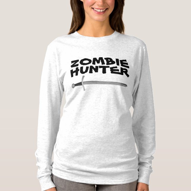 ZOMBIE JÄGARE T-Shirts (Framsida)