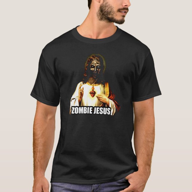 Zombie Jesus ateist Påsk t Shirt (Framsida)