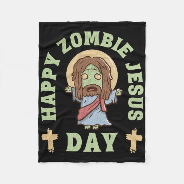 Zombie Jesus-dagen  Fleecefilt (Framsidan)