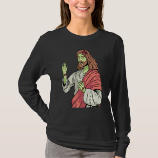 Zombie Jesus Lazy Halloween Costume Christian T Shirt