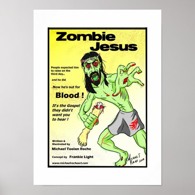 Zombie Jesus Poster (Framsidan)