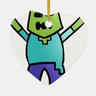 Zombie Julgransprydnad Keramik