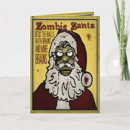 Zombie julkort helgkort