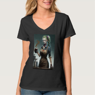 Zombie kaffebarkeeper Zombies i vardagslivet S T Shirt