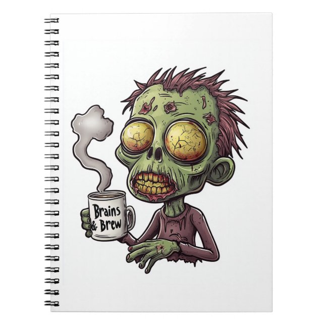 Zombie kaffetid anteckningsbok (Framsidan)
