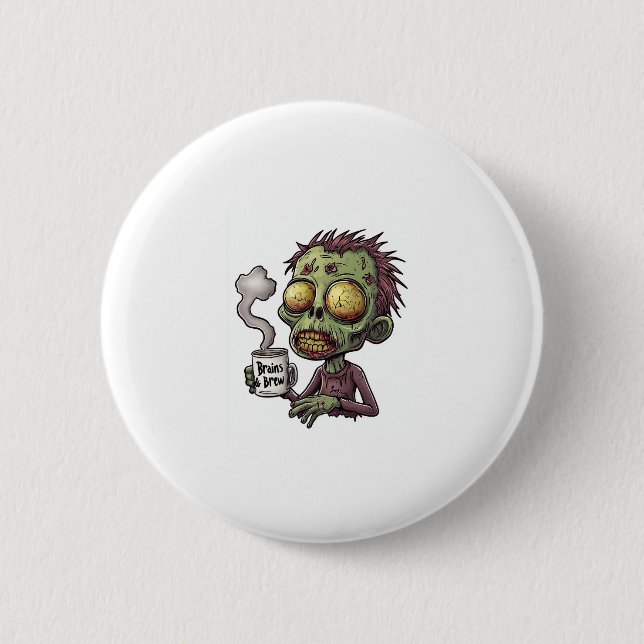 Zombie-kaffetid Knapp (Framsida)