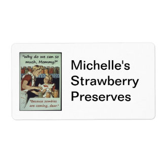 Zombie-kanningsetikett Fraktsedel