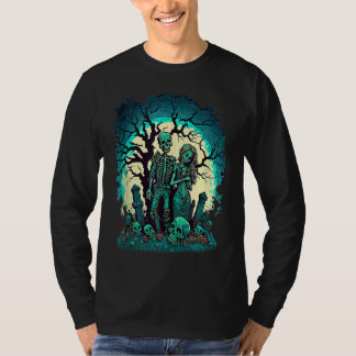 Zombie kärlek Alla hjärtans dag Skräck Monster Hal T Shirt