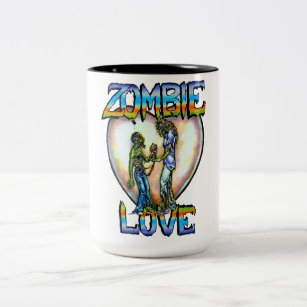 "Zombie Kärlek" Art of Rebecca O'Donnell Två-Tonad Mugg