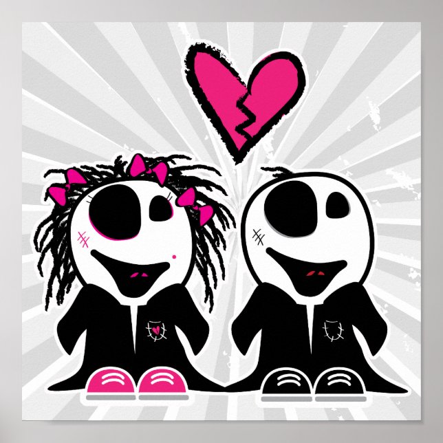 ZOMBIE KÄRLEK POSTER (Framsidan)