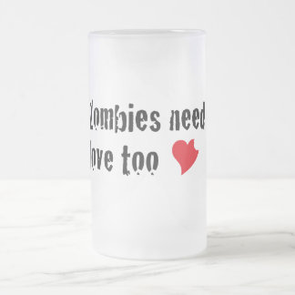 Zombie Kärlek Stein Frostat Ölglas
