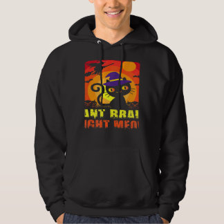 Zombie Katt Humoristisk Vill ha Hjärna Nu Katt Ee Hoodie