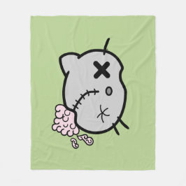 Zombie Kattunge Fleecefilt