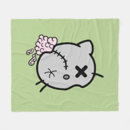 Zombie Kattunge Fleecefilt