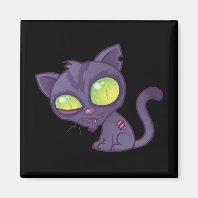 Zombie Kattunge Magnet (Framsidan)