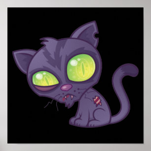 Zombie Kattunge Poster
