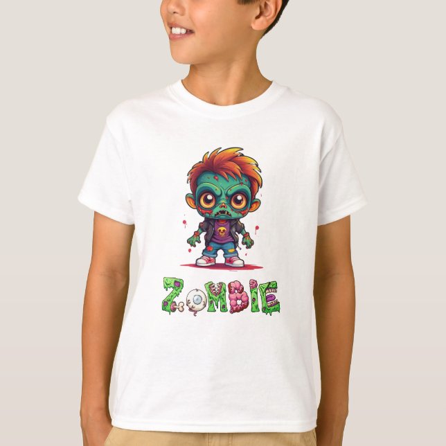 Zombie Kid - Ash T Shirt (Framsida)
