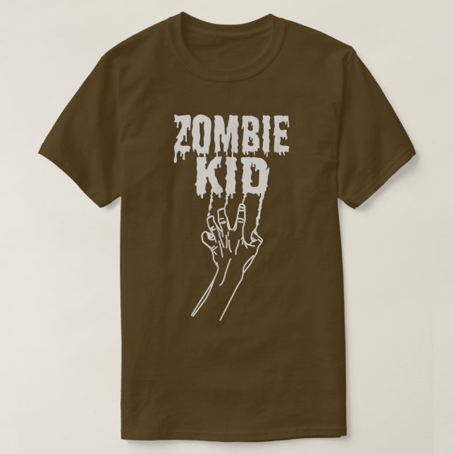 Zombie Kid Halloween Boys 6933 T Shirt (Design framsida)