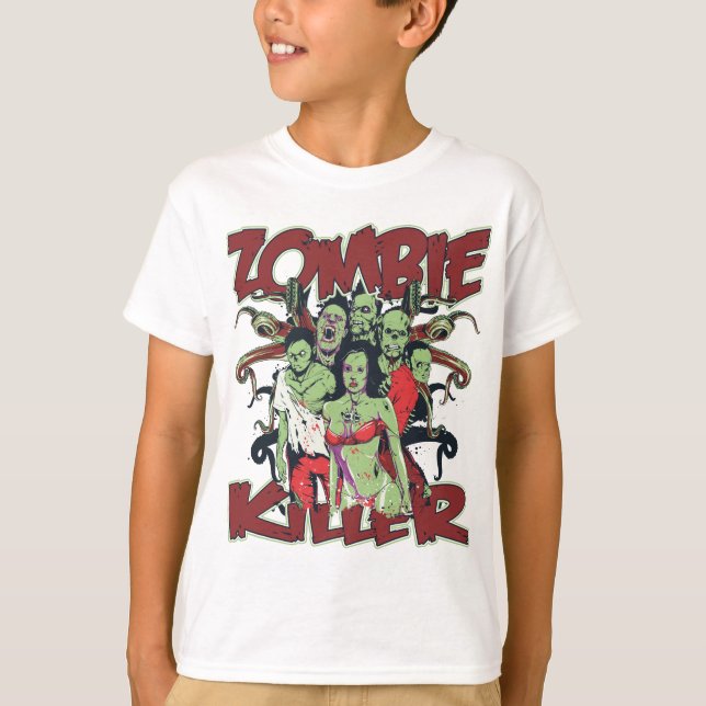 Zombie Killer T-shirt (Framsida)