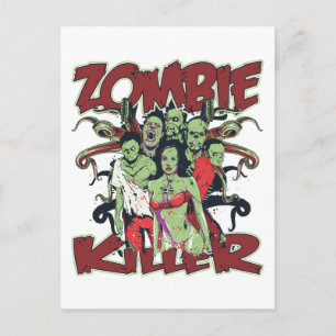 Zombie Killer Vykort