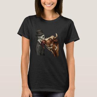 Zombie Kisses Cow T Shirt