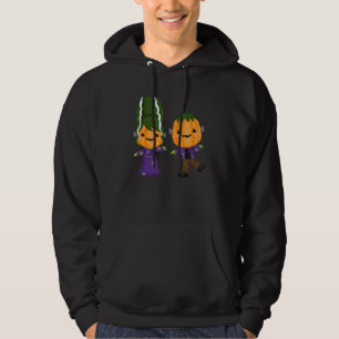 Zombie-koppel matchande par familj Halloween co Hoodie