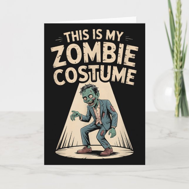Zombie kostym  kort (Framsida)